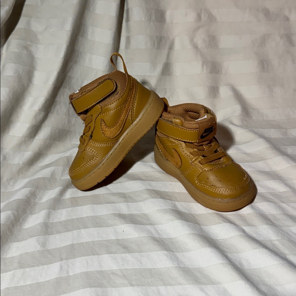 Nike Tan High-Top Sneakers